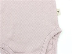 Wheat soft lilac body rib lace